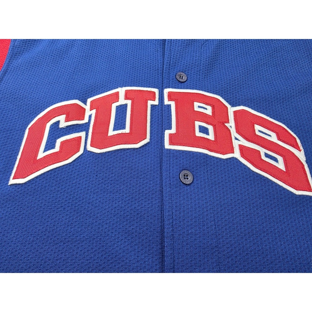 Vintage Chicago Cubs MLB Starter Baseball Jersey #6 "Massie" Stitched Size L VTG - Picture 2 of 8